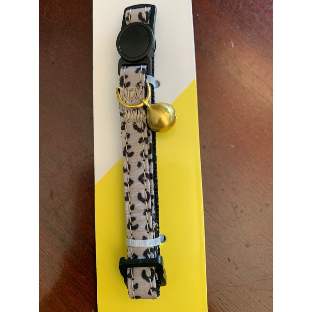 Kitty City Leopard Print Cat Collar 8-12 inch Brand New‎